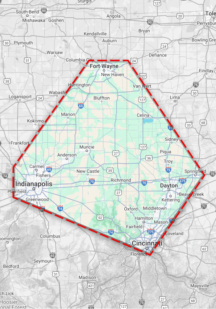 Advanced Duct Cleaning LLC Frame Map
