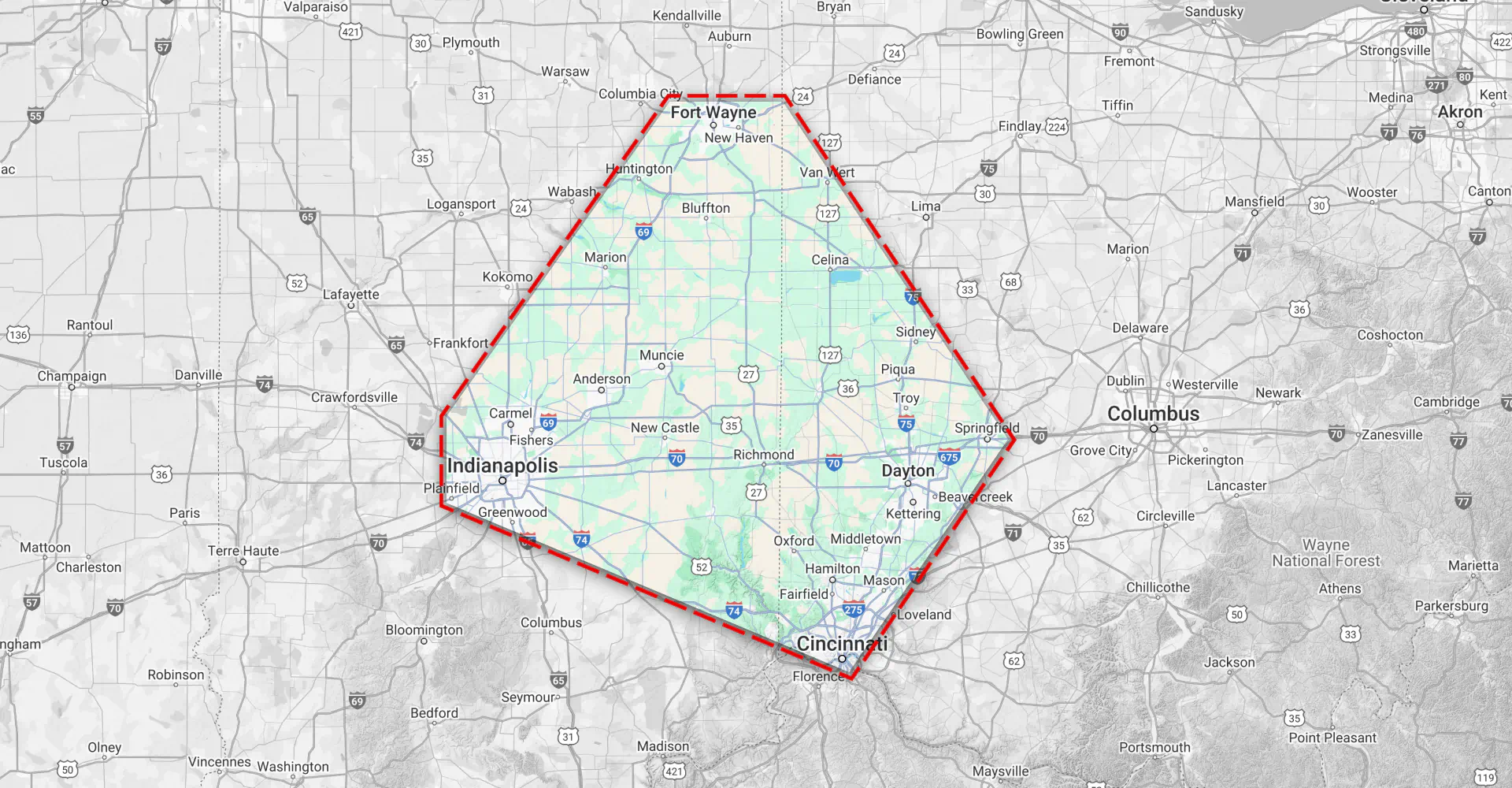 Advanced Duct Cleaning LLC Map